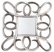 зеркало серебряное квадратное в фигурной раме silver swirl frame от rvastley в Туле