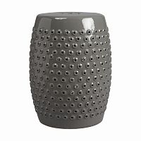 керамический столик-табурет cutwork garden stool серый в Туле