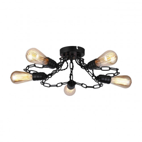 потолочная люстра arte lamp a9344pl-5bk в Туле