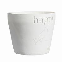 цветочный горшок happy белый в Туле