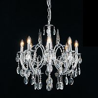 люстра md103908-8a от illuminati прозрачная/ хром в Туле