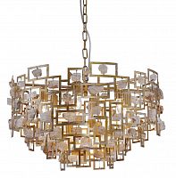 подвесная люстра crystal lux diego sp9 d600 gold в Туле