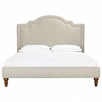 кровать двуспальная 160х200 бежевая cassis upholstered в Туле