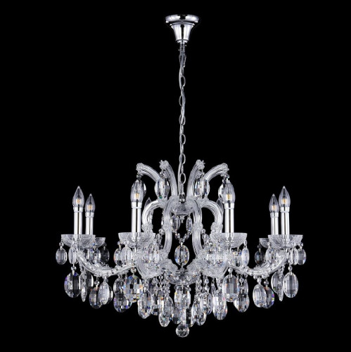 подвесная люстра crystal lux hollywood sp8 chrome в Туле