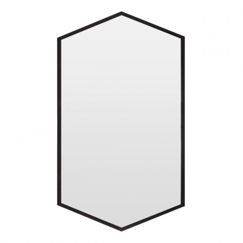зеркало шестиугольное черное hexagon в Туле
