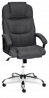 компьютерное кресло tetchair бергамо (крестовина хром, обивка ткань) для руководителя в Туле
