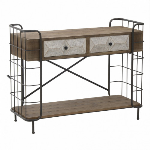 консоль met wood коричневая в Туле
