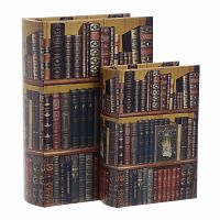шкатулки-книги, набор из 2 шт. мультиколор в Туле