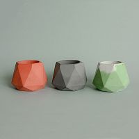 подсвечник из бетона под мрамор eco линту, 6 см в Туле