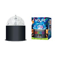 светодиодный светильник-проектор (09840) volpe disco uli-q302 03w/rgb black в Туле