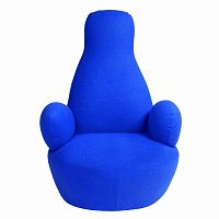 кресло bottle chair синее в Туле