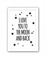 постер to the white moon and back а4 в Туле
