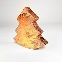 украшение новогоднее ель золотая golden tree, 15х14х2,5 см в Туле