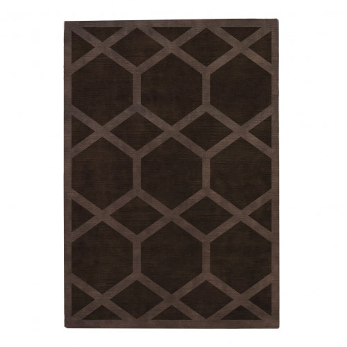 ковер ashton cocoa coffe 150x220 коричневый в Туле