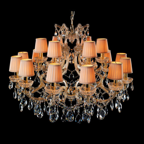 люстра md09054-18a от illuminati прозрачная/золото/желтая в Туле