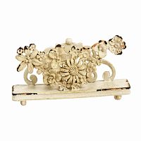 подставка для визиток pewter flower белая в Туле