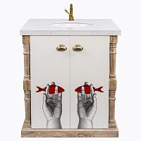 тумба с раковиной океан снег fornasetti в Туле