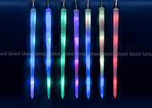 занавес светодиодный уличный «сосульки» 300см (11126) uld-e3005-210/dtk rgb ip44 frosted icicle в Туле