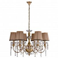 подвесная люстра crystal lux alegria sp6 gold-brown в Туле