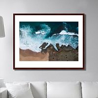 картина: beach ocean waves, coast rocks в Туле