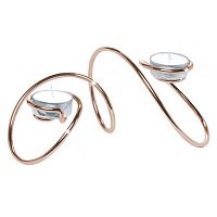 подсвечник медный для чайных свечей t-loop, 19,5 см в Туле