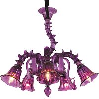 подвесная люстра arte lamp corno a8023lm-5cc фиолетовая в Туле