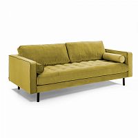 диван bogart sofa 3 трехместный темно-желтый от la forma (ex julia grup) в Туле