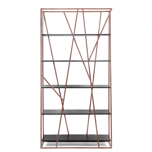 стеллаж powell copper черный дуб в Туле