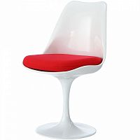 стул eero saarinen style tulip chair красная подушка в Туле