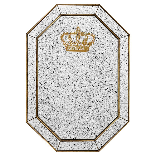 зеркало состаренное восьмиугольное с короной crown в Туле