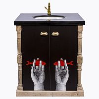 тумба с раковиной океан нуар fornasetti в Туле