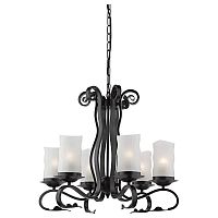 подвесная люстра arte lamp scroll a7915lm-6bk в Туле