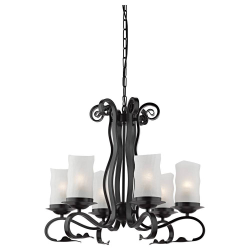 подвесная люстра arte lamp scroll a7915lm-6bk в Туле