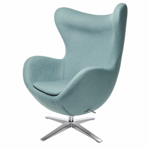 кресло egg chair светло-голубое в Туле