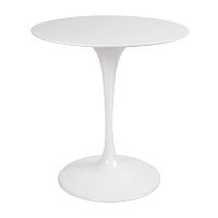 стол eero saarinen style tulip table top mdf d70 глянцевый белый в Туле