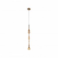 подвесной светильник crystal lux lux new sp1 d amber в Туле