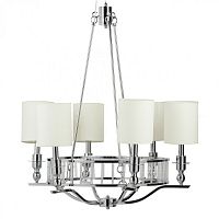 люстра easton light chandelier хром, бежевая в Туле