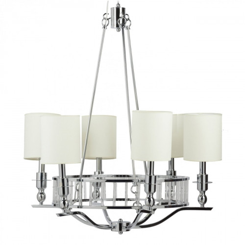 люстра easton light chandelier хром, бежевая в Туле