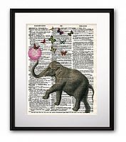 постер elephant and balloon а3 в Туле
