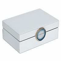 шкатулка для украшений белая 20x7,5x14 см в Туле
