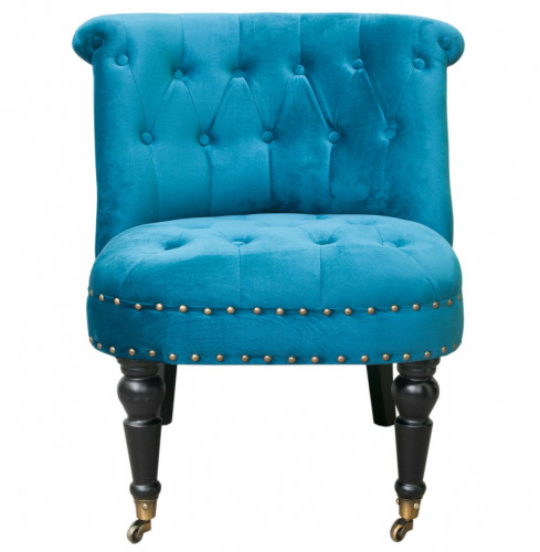 низкое кресло aviana blue velvet в Туле