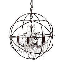 люстра foucault's orb crystal (45*45*40) коричневая в Туле
