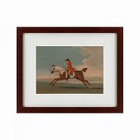 картина: chestnut racehorse exercised by a trainer, 1730 в Туле