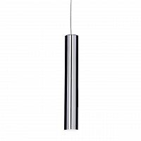 подвесной светодиодный светильник ideal lux ultrathin sp1 small round cromo в Туле