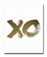 постер xo золотой a4 в Туле
