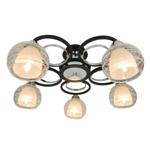 потолочная люстра arte lamp ginevra a1604pl-5bk в Туле