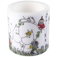 свеча большая moomin счастливое семейство, 8 см в Туле
