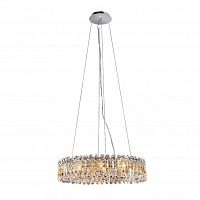 подвесная люстра crystal lux lirica sp10 d610 chrome в Туле