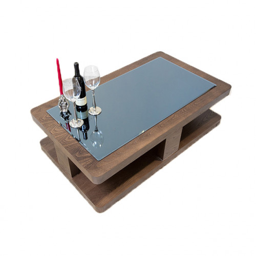 стол журнальный vision glass коричневый в Туле