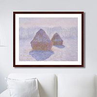 картина: haystacks (effect of snow and sun), 1891г. в Туле